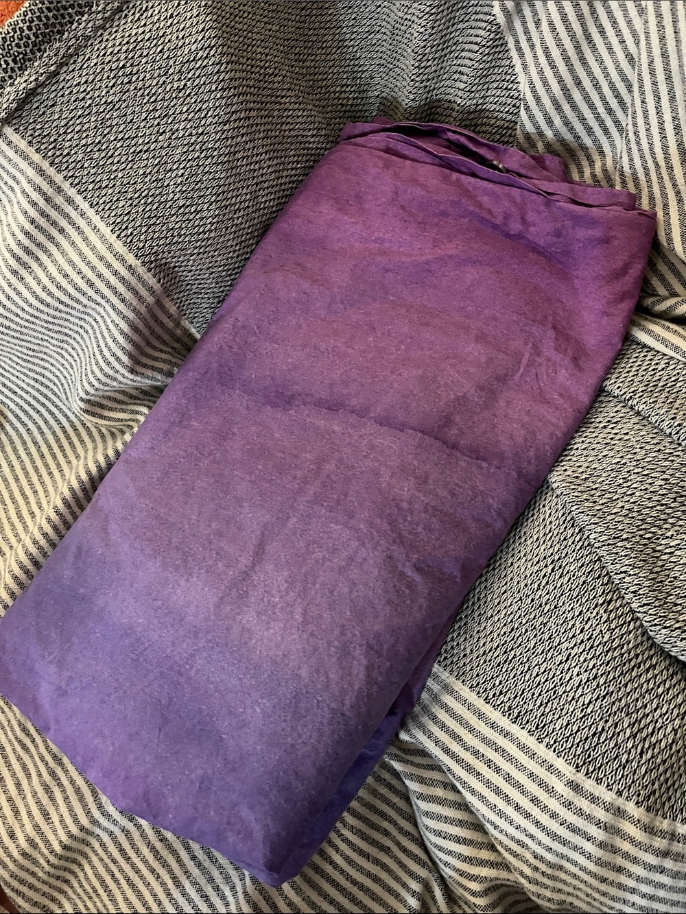 Pottery Barn Teen ~ Multi-Color Green Blue Purple Rainbow 🌈 Ombre Duvet ~ Queen